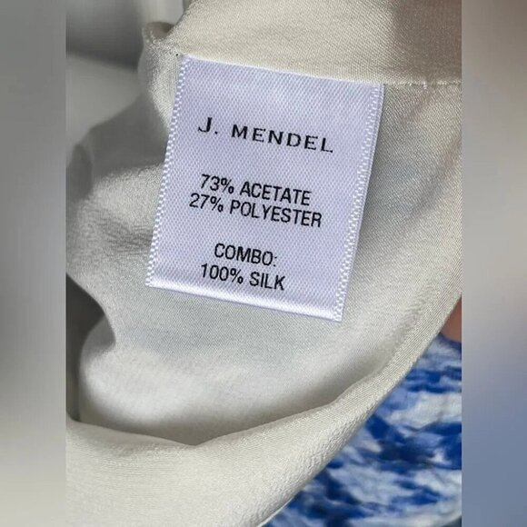 J Mendel Paris layered textured dress size 12 - Picture 7 of 8